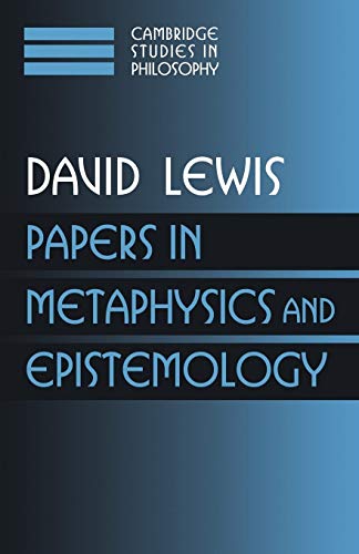 Papers in Metaphysics Epistemology: Volume 2 (Cambridge Studies in Philosophy) von Cambridge University Press